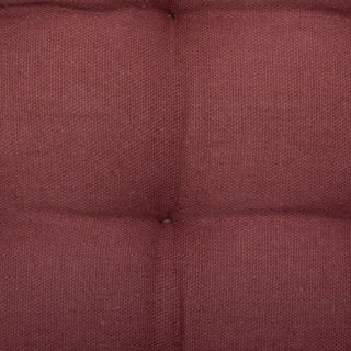 Galette de chaise ANJALI - 38 x 38 cm - Prune