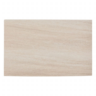 Lot de 6 sets de table effet travertin AUTHENTIQUE - 45 x 30 cm