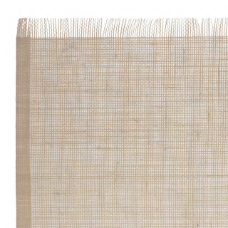 Lot de 6 sets de table à franges - 45 x 30 cm - Naturel