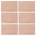 Lot de 6 sets de table MAX - 45 x 30 cm - Moka
