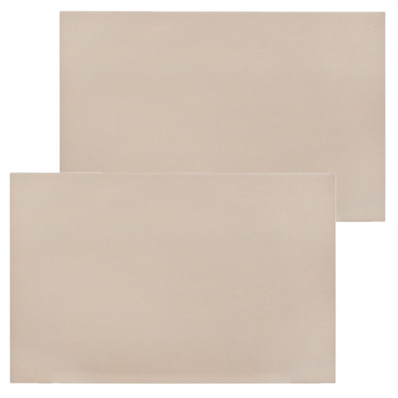Lot de 2 sets de table MAX - 45 x 30 cm - Beige Lot de 2 sets de table MAX - 45 x 30 cm - Beige