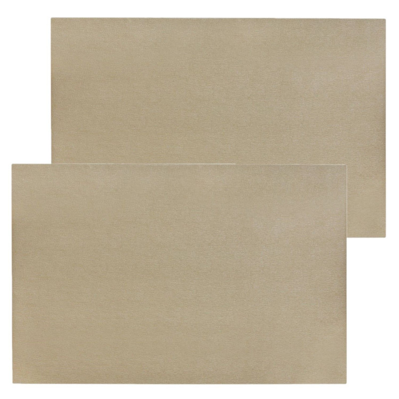 Lot de 2 sets de table MAX - 45 x 30 cm - Bronze Lot de 2 sets de table MAX - 45 x 30 cm - Bronze