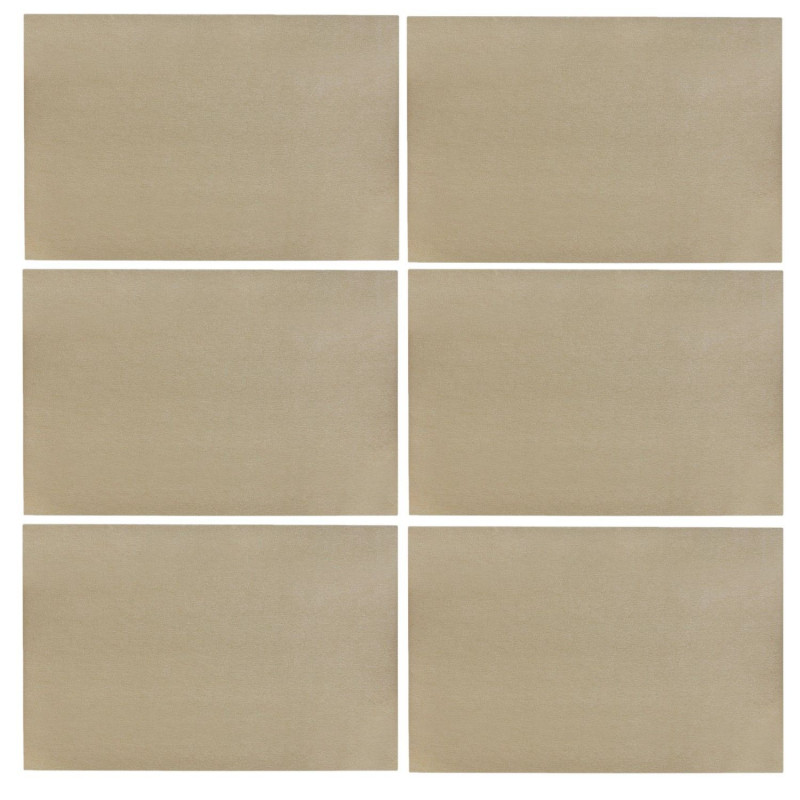Lot de 6 sets de table MAX - 45 x 30 cm - Bronze Lot de 6 sets de table MAX - 45 x 30 cm - Bronze