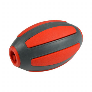 Ballon distributeur de croquettes - Noir et rouge