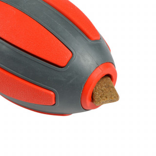 Ballon distributeur de croquettes - Noir et rouge