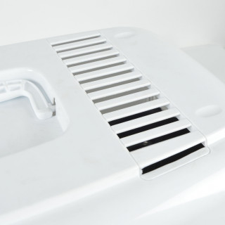 Maison de toilette litière pour chat UGO - Blanc et gris anthracite
