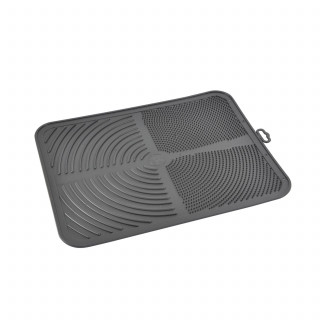 Tapis de litière pour chat - Gris anthracite