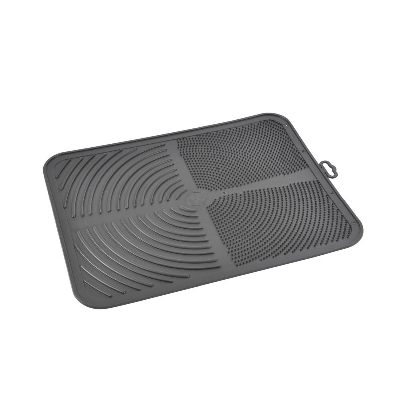 Tapis de litière pour chat - Gris anthracite