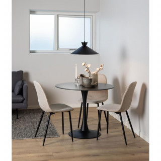 Lot de 4 chaises de salle à manger CLELIA - Beige
