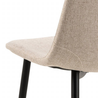 Lot de 4 chaises de salle à manger CLELIA - Beige