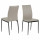 Lot de 4 chaises de salle à manger MIDENA - Taupe