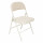 Chaise pliante en tissu chiné FLEXY - Beige