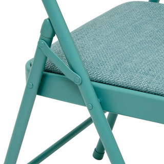 Chaise pliante en tissu chiné FLEXY - Vert
