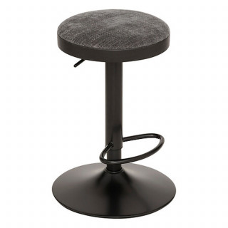 Lot de 2 tabourets de bar en métal ILSA - Gris foncé