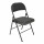 Chaise pliante en tissu chiné FLEXY - Gris