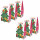 Lot 6x Pâtes de fruits Les Décors de Noël - Poires, griottes, orange sanguine - Boîte 180g