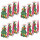 Lot 12x Pâtes de fruits Les Décors de Noël - Poire, griotte, orange sanguine - Boîte 180g