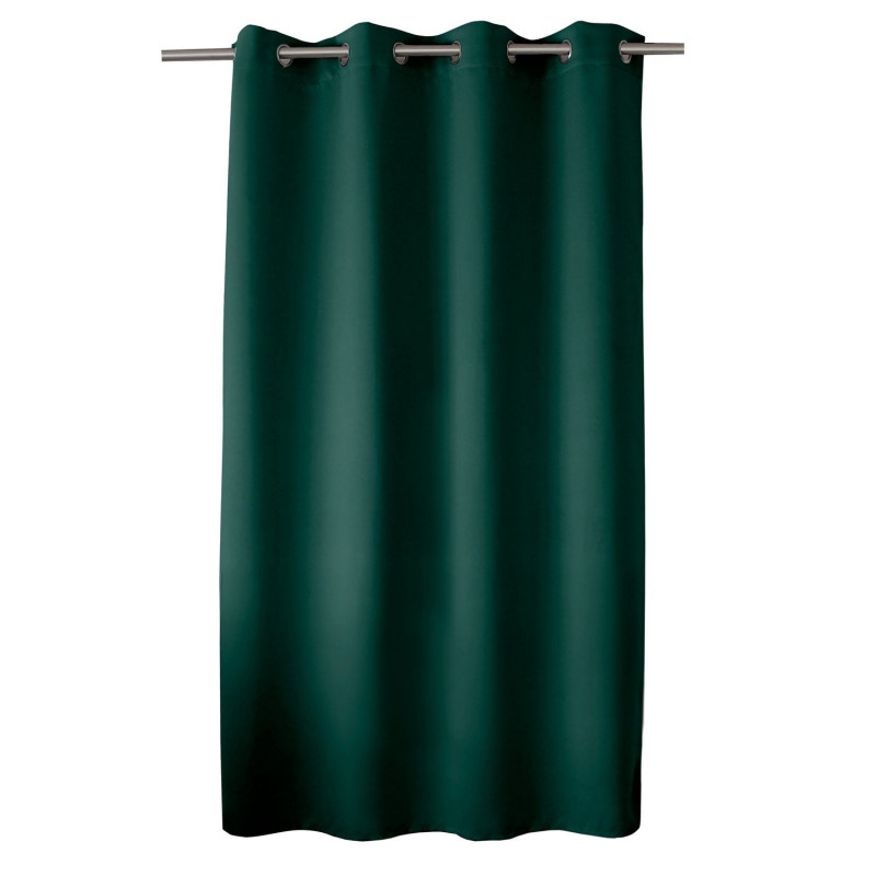 Rideau occultant CLASSY - 140 x 180 cm - Vert foncé