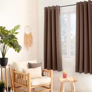 Rideau occultant CLASSY - 140 x 180 cm - Vison