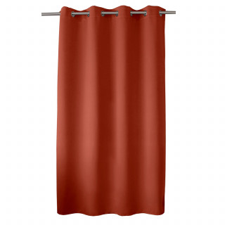 Rideau occultant CLASSY - 140 x 180 cm - Terre cuite