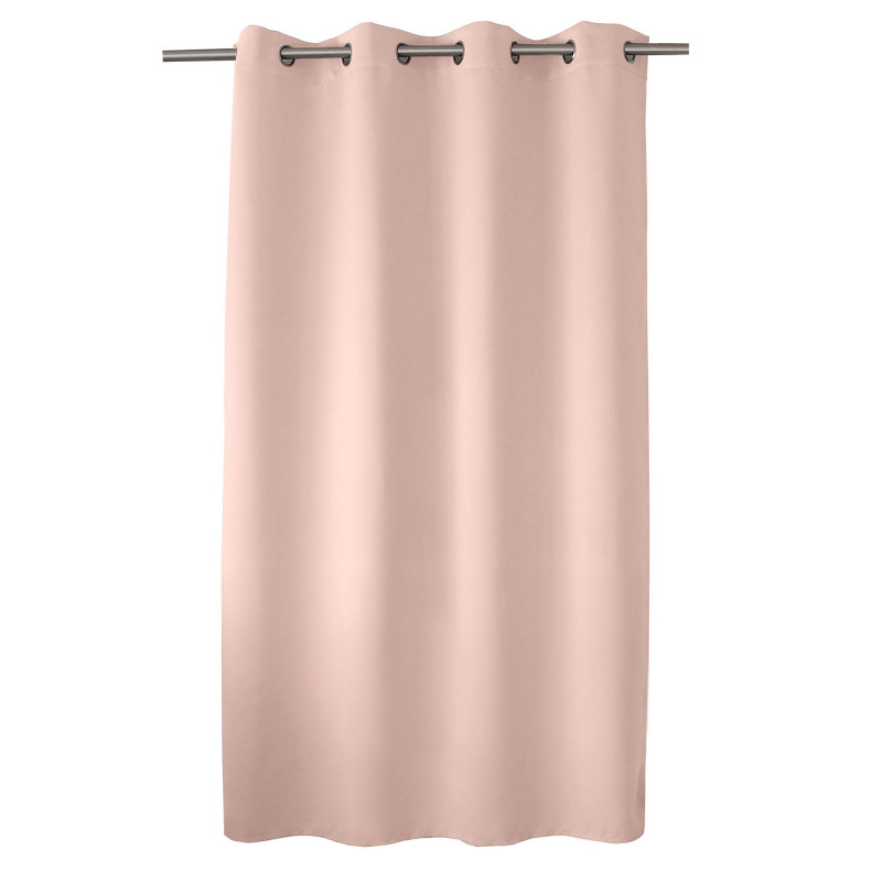 Rideau occultant CLASSY - 140 x 180 cm - Vieux rose