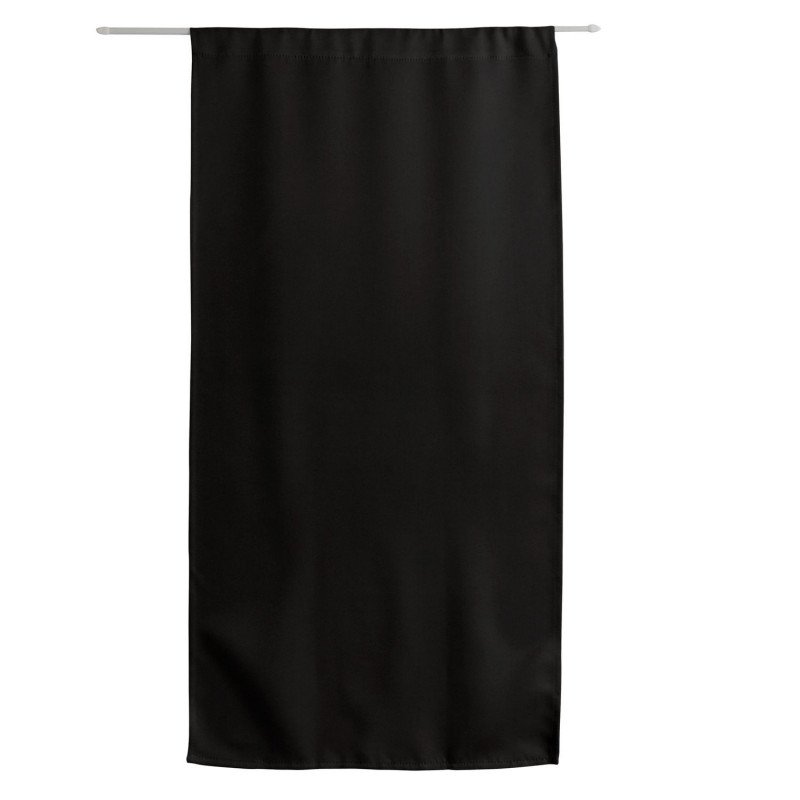 Rideau de porte occultant REGLISSE - 90 x 210 cm - Noir