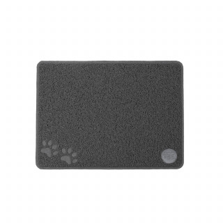 Tapis de litière antidérapant et anti-poussière MAYA - Gris foncé
