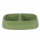 Gamelle double pour chien et chat CALI - Vert Sauge