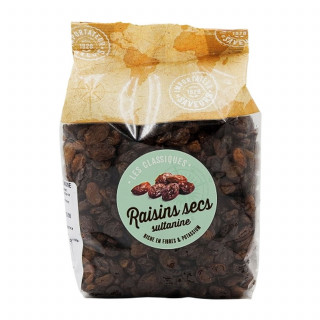 Lot 2x Raisins secs - Paquet 500g