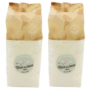 Lot 2x Noix de coco râpée - Paquet 400g