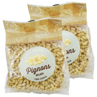 Lot 2x Pignons de pin - Paquet 200g