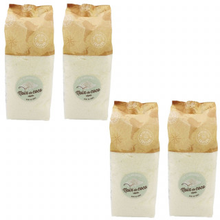 Lot 4x Noix de coco râpée - Paquet 400g