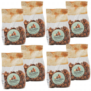 Lot 8x Noisettes entières décortiquées - Paquet 250g