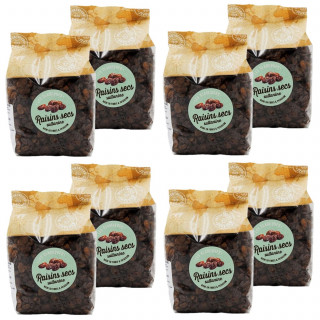 Lot 8x Raisins secs - Paquet 500g