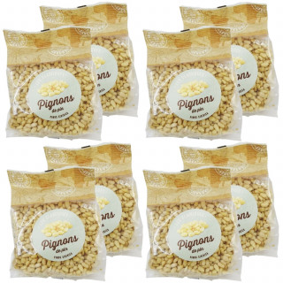 Lot 8x Pignons de pin - Paquet 200g