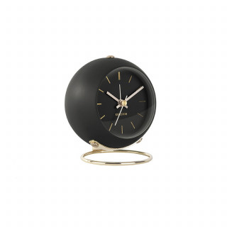 Réveil globe MUNDO - Noir