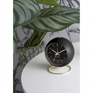 Réveil globe MUNDO - Noir