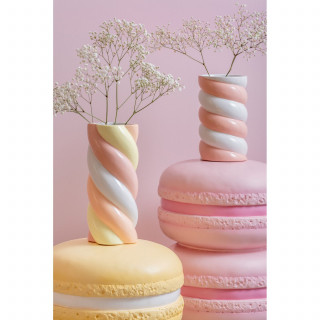 Vase en céramique Marshmallow CUSHIA - Rose