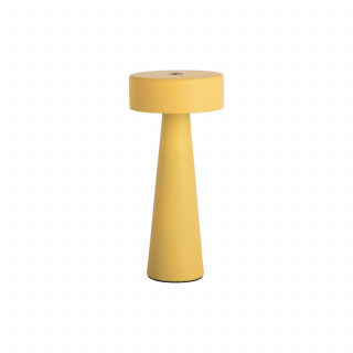 Lampe de table rechargeable LED LUMEA - Jaune