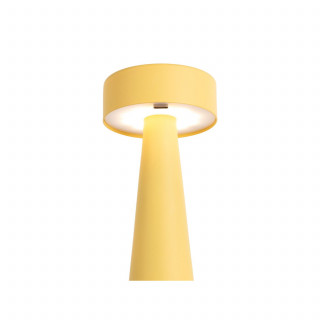 Lampe de table rechargeable LED LUMEA - Jaune