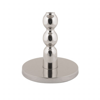 Table d'appoint en aluminium chromé ORION - Argent