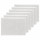 Lot de 6 sets de table en coton MAHA - 45 cm x 30 cm - Blanc