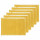 Lot de 6 sets de table en coton MAHA - 45 cm x 30 cm - Jaune