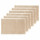 Lot de 6 sets de table en coton MAHA - 45 x 30 cm - Beige