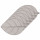 Lot 6x Set de table Feuille - 50 x 33 cm - Gris clair