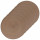 Lot 6x Set de table Tressé Rond - Diam. 38 cm - Taupe