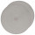Lot de 2 sets de table Tressés Ronds - Diam. 38 cm - Gris clair