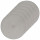 Lot 6x Set de table Tressé Rond - Diam. 38 cm - Gris clair