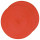 Lot de 2 sets de table Tressés Ronds - Diam. 38 cm - Rouge