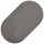 Lot 6x Set de table Tressé Rond - Diam. 38 cm - Gris